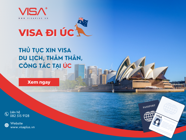 Visa đi Úc - Thủ tục xin visa du lịch Úc - Visa plus